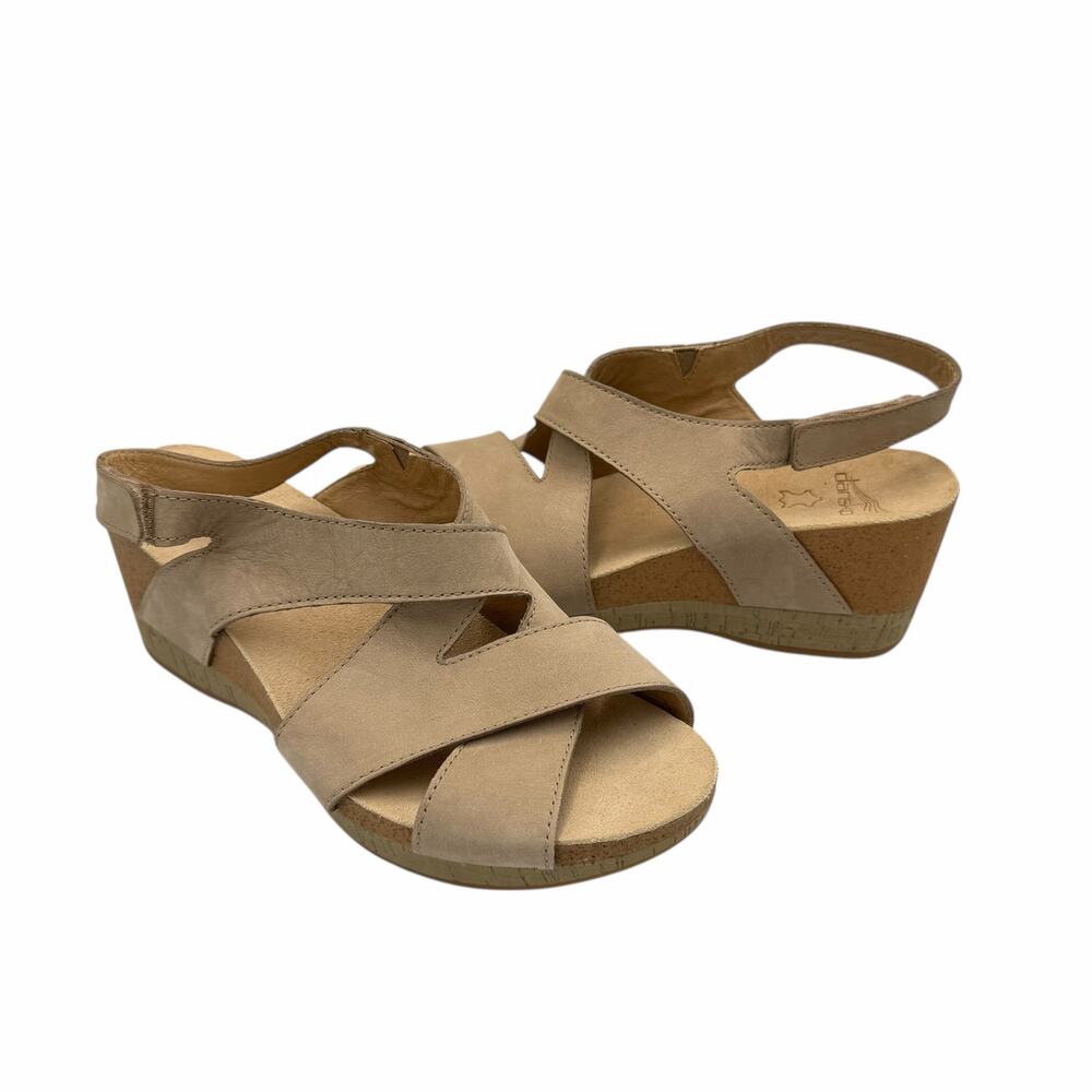 Dansko Shyla Neutral Wedge Cottagecore Minimalist Summer Comfort Sandals